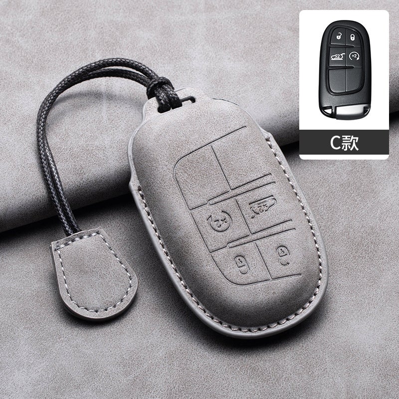 Suitable For Jeep Compass Key Cover Free Light Liberty Commander Phev Sheepba Key Protection - Image 1